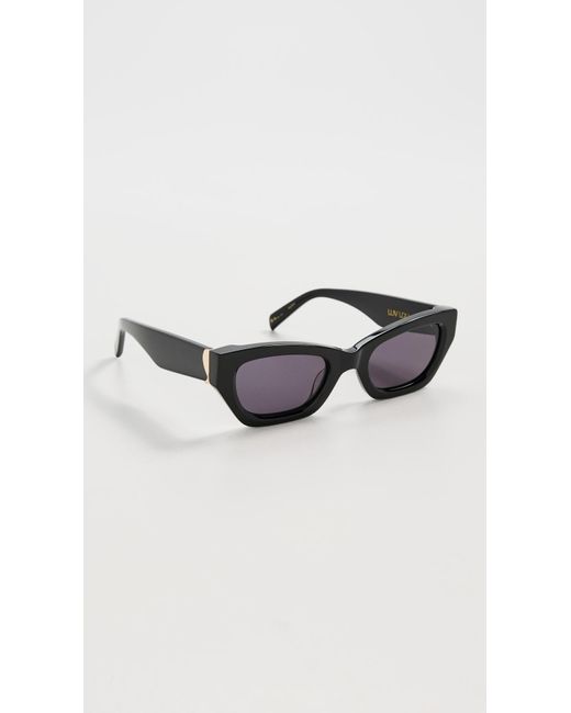 Luv Lou Black The Sutton Sunglasses