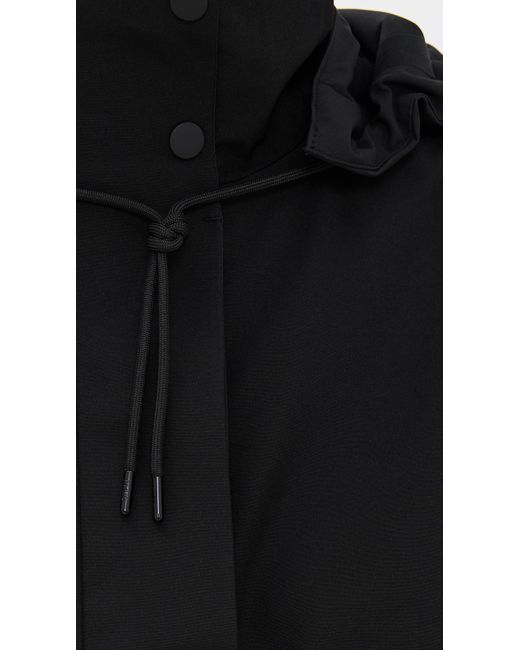Rains Black Suva Vision Softshell A-Line W Jacket