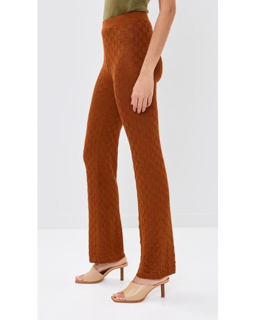 Escvdo Brown Taki Light Pants