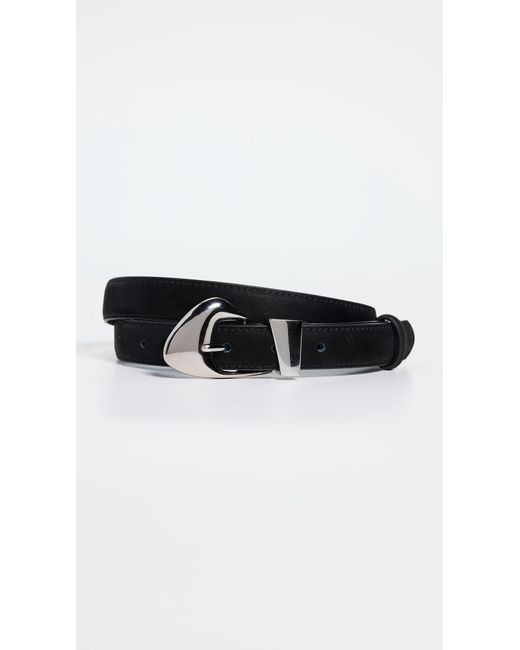 Shashi Black Isosceles Buckle Belt