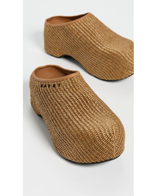 Marni White Sabot Clogs