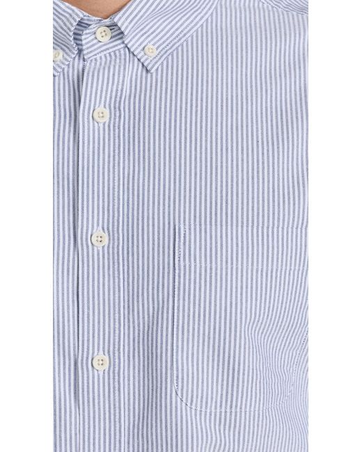 Taylor Stitch Blue Jack Oxford Shirt for men