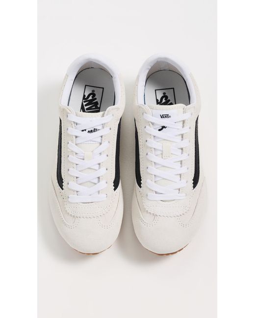 Vans White Super Low Pro Sneakers