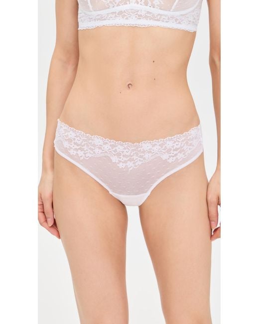 Commando Pink Double Take Lace Thong