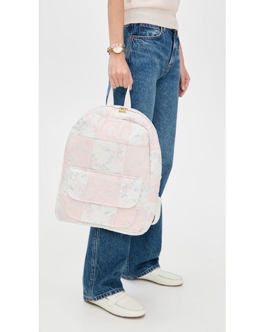 LoveShackFancy White Argo Backpack