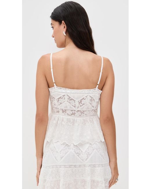 LoveShackFancy White Rowina Top