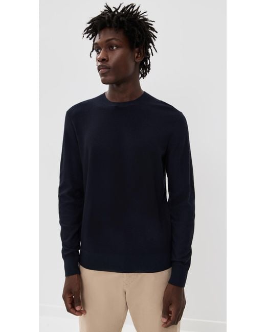 Theory Blue Riland Crew Neck for men