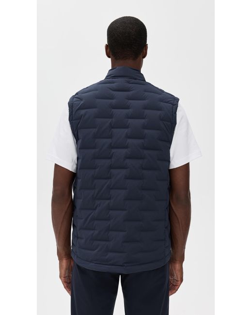 Rhone Blue Voyage Down Vest for men