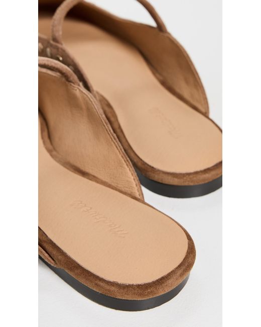 Madewell White The Greta Ballet Flat Mule