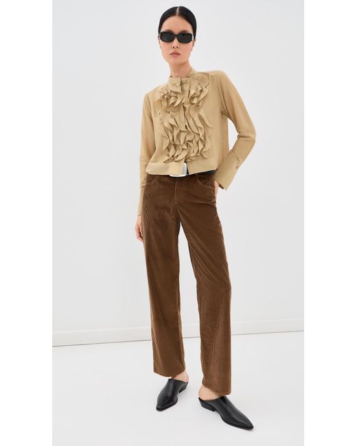 Twp Natural Patti Button Down Blouse