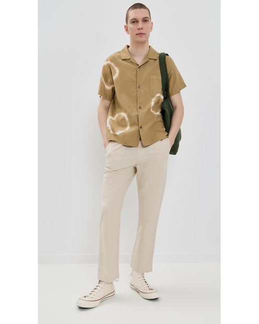 Rhythm Natural Linen Jam Pants for men