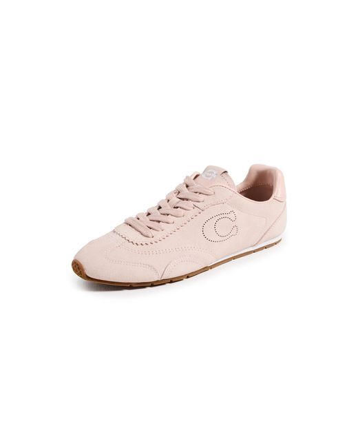 COACH Pink Caq41 Blh 10 B Y2k Flat Snkr Blush. 10 B