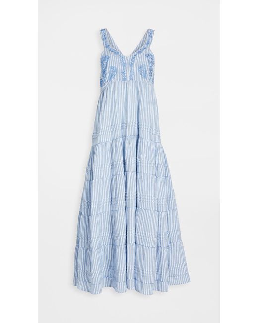Ro's Garden Bea Dress in Blue | Lyst