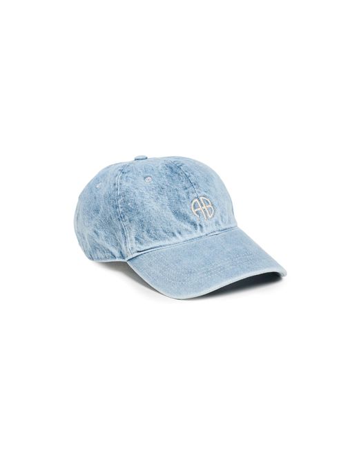 Anine Bing Blue Jeremy Baseball Cap