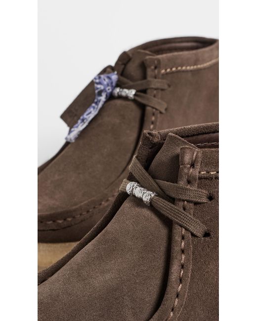Clarks White Wallabee Boots