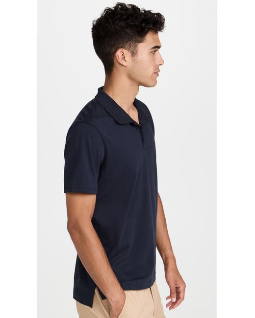 ATM Blue Classic Jersey Polo for men