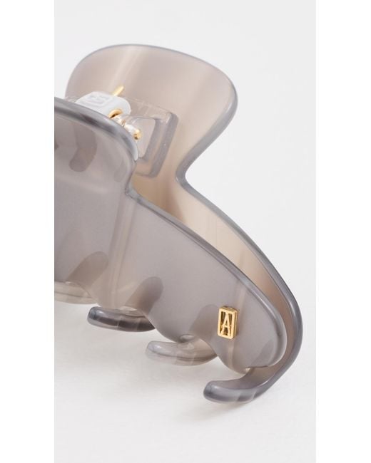 Alexandre De Paris Gray Acetate Clip