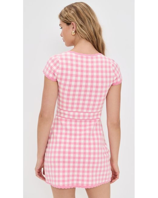 LoveShackFancy Pink Kellen Dress