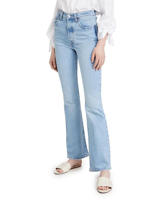 Levi's Ribcage Bootcut Jeans in Blue