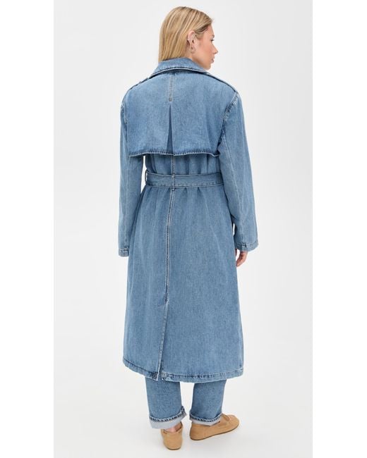 Ba&sh Blue Tresca Trench