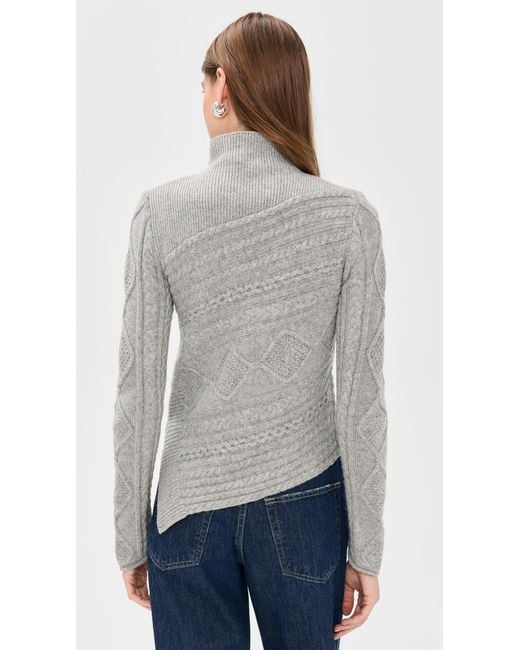 Staud Gray Sidney Sweater