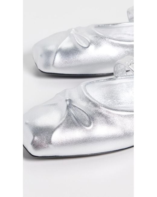 Marni White Sabot Flats