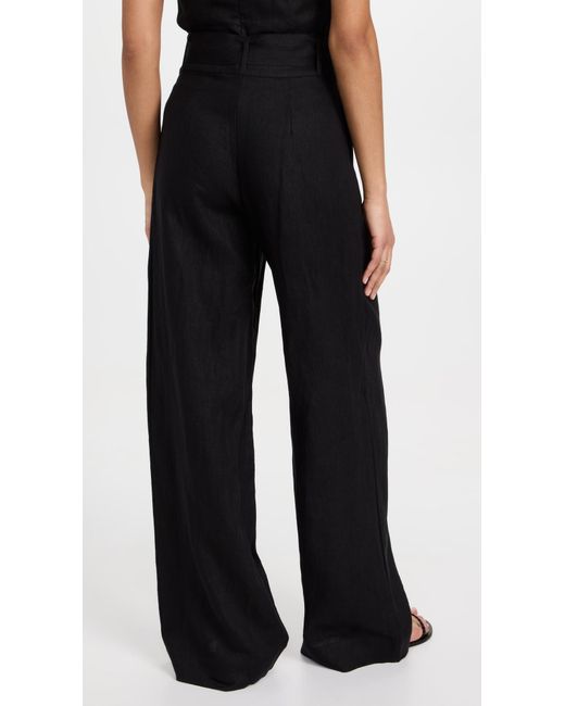 Hevron Black Alina Pants