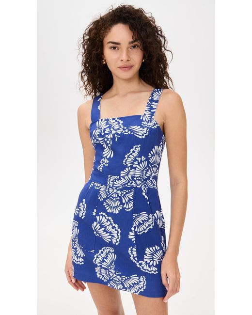 amanda uprichard ace dress blue Ace Dress
