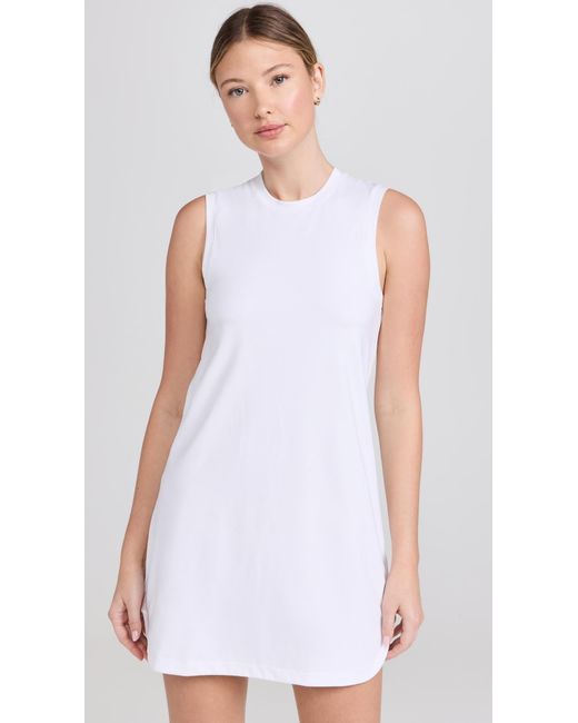Varley White Caleta Dress