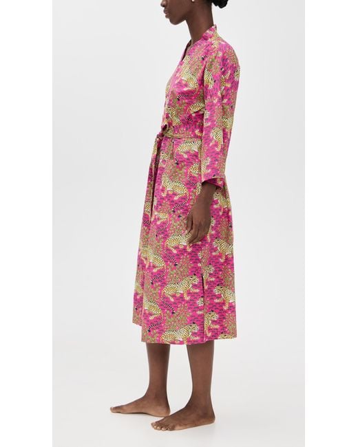 Printfresh Red Bagheera Long Robe