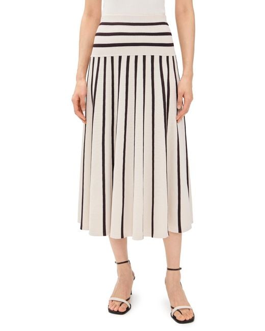 Zimmermann Multicolor Illuminate Stripe Midi Skirt