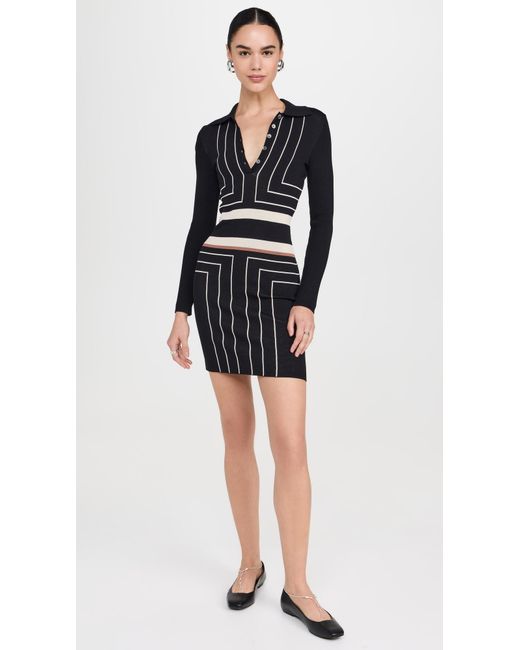 Solid & Striped Black The Debra Dress