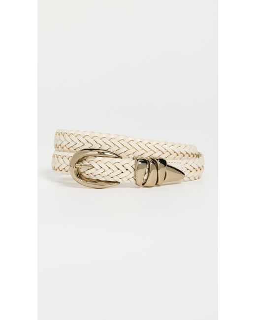 Madewell Multicolor Woven Triple Metal Keeper Belt