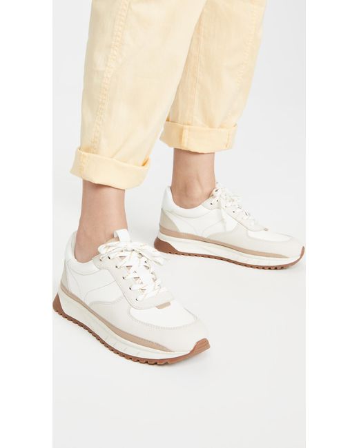 Madewell Multicolor Kickoff Trainer Sneakers In Neutral Colorblock Leather