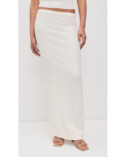 ÉTERNE White Emma Skirt