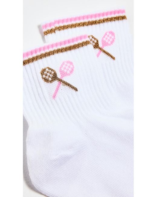Stems White Prep School Ankle Socks