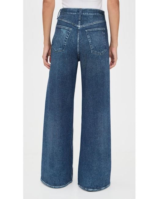 Rag & Bone Blue Miramar Terry Sofie Ankle Pants