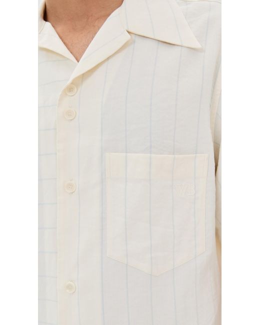 Wales Bonner White Highlife Bowling Shirt for men