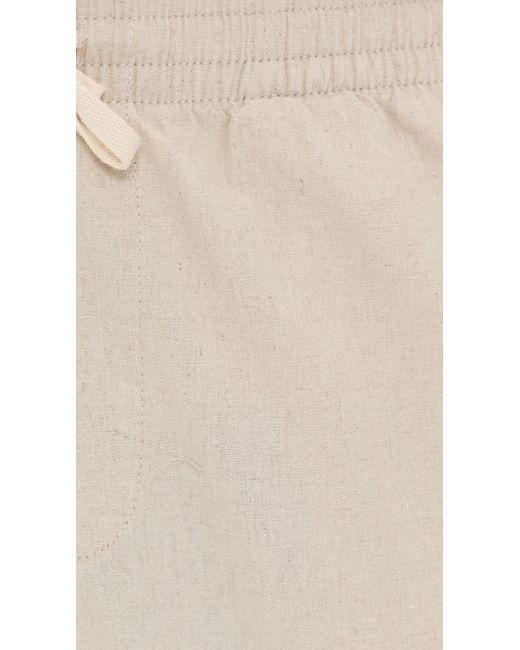Rhythm Natural Linen Jam Pants for men