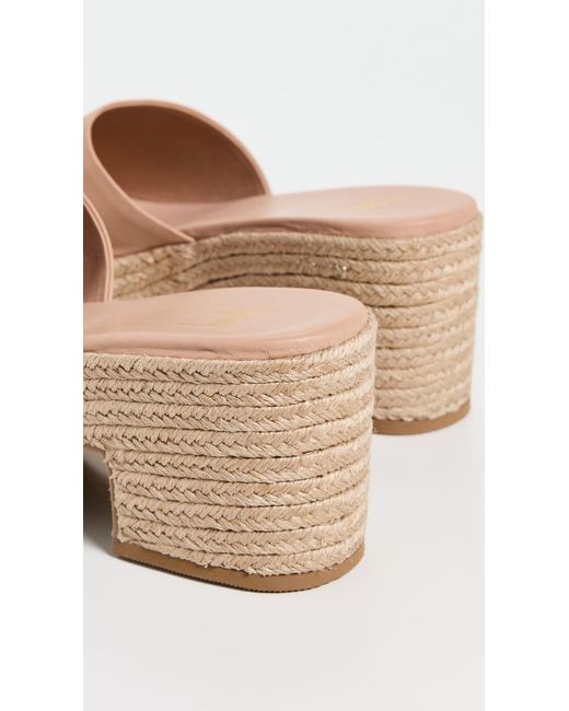Beek Multicolor Prinia Jute Platform Sandals