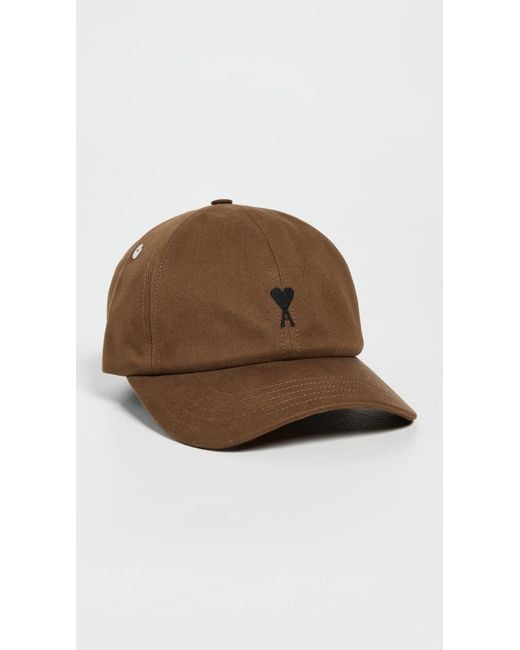AMI Brown Adc Cotton Cap for men