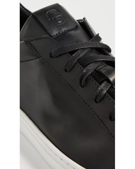 GREATS Black Reign Low Top Leather Sneakers 11 for men
