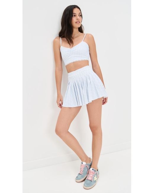 LoveShackFancy White Lenna Bra