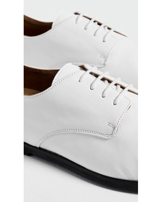 Common Projects White Soft Derby Shoes