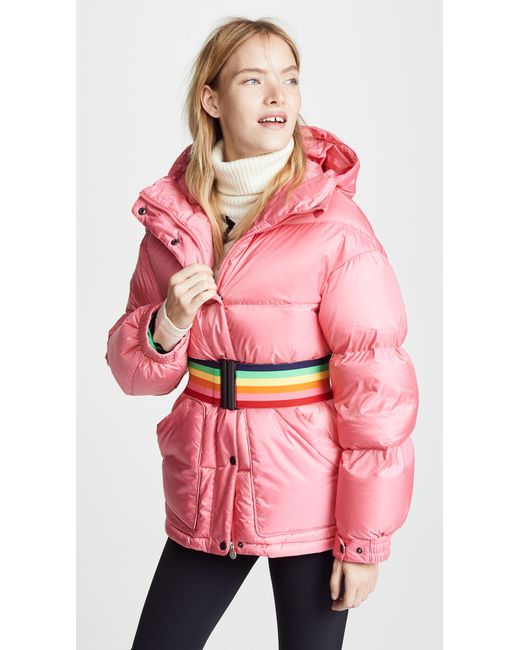Perfect Moment Pink Oversized Parka