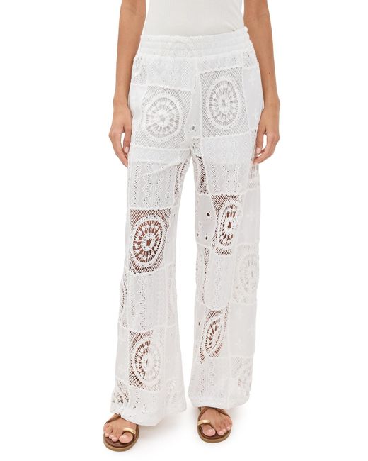 Line & Dot White Biva Pants