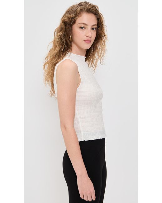 Reformation White Adri Top