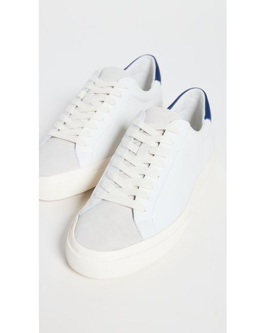 Vince White Fulton Leather Sneakers for men