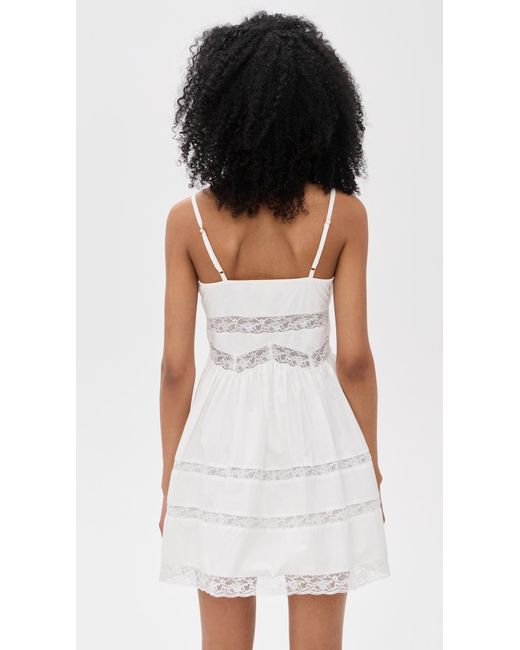 LoveShackFancy White Zima Dress