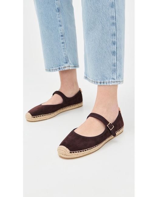 Tory Burch Black Mary Jane Espadrilles